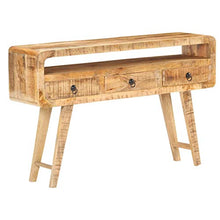 Tidyard Credenza Armadietto da Cucina di Legno Armadietto da Ufficio con 3 Cassetti Stile Vintage Mobiletto Ingresso 120x30x75 cm