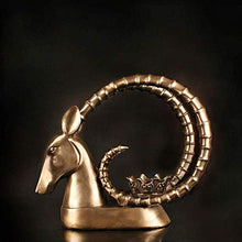 XUSHEN-HU Mestieri della Resina degli Ornamenti/Antelope Candeliere TV armadietto del Vino gabinetto di casa Resina Decorazioni/Ornamenti Antelope Elegante e Bella Souvenir