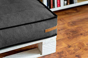 Rexproduct Oslo Set Cuscini per Poltrona Pallet Divano Indoor & Outdoor Giardino Impermeabile Rimovibile Rivestimento con Cerniera Lavabile - Arredi Casa