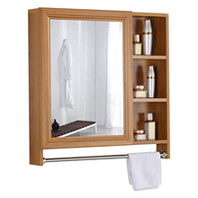 Wubing Specchio armadietto Bagno Specchio armadietto 60-90cm Spazio Armadio Specchio in Alluminio a Muro Bagno Specchio Bagno con mensola WC a Muro (Color : C, Size : 60 * 13 * 70CM)