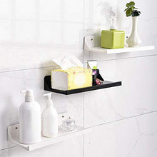 Mensola da bagno con ventosa ecologica super forte, senza bisogno di trapano e chiodi, in plastica ABS, facile da installare