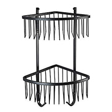 SWNN Bathroom Shelves Moderno cremagliera/cremagliera del Bagno dell'hotel del Bagno dell'Acciaio Inossidabile del Triangolo Smerlato Nero Doppio