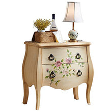 Cassettiera Old Wood stile Comodino Governo dei cassetti del comodino Cassettiera Fine Side Table Mobili per la casa per Camera da letto Soggiorno ( Color : Beige , Size : 72x40x71CM )
