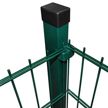 vidaXL Set 7 Pannelli di Recinzione 2D Giardino con Pali 2008x1830 mm 14 m Verde
