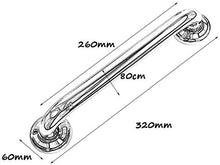 Maniglioni da Bagno Corrimano Grab Bar Grab Rails Sicurezza Supporto ferroviaria Forte Ventosa Antiscivolo WC/Doccia Bagno a Parete Accessori da Bagno