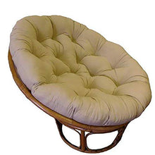 CHHD Cuscino per Sedia in Cotone Altalena Soulant Cuscino per Sedia Spesso Cuscino di Ricambio Morbido e Confortevole Senza sedia-105x105 cm Marrone Chiaro
