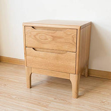 LSX-Comodino Comodino in Rovere in Legno, armadietto per armadietti Armadio per Alimenti Armadio ad Angolo Camera da Letto Mobili in Legno Moderno Semplice 42x40x50cm OYO