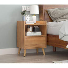 Comodino Camera da Letto in Legno massello Nordico Moderno Semplice Mini armadietto Giapponese Piccolo Appartamento ad Angolo FANJIANI