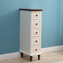 Mobile Bagno Sottile Legno Spazio Legno Risparmio Limita Governo di Immagazzinaggio for I Piccoli Spazi di Stoccaggio Comodino Ultra-Stretta con Cassetto Nordic Fianco del Mobile