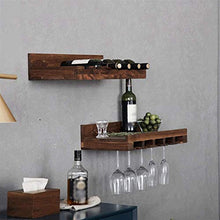 Leifeng Tower Classico Wine Rack Creativa di Noce Nera Parete Rack Hanging Supporto di Tazza di Vino Rack Calice Titolare Wine Rack (Color : A)