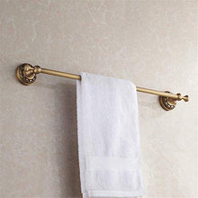 JKCKHA Northern Europe. cremagliera Mensole for Bagno Scaffale Rack Appendiabiti Una Lunghezza Singola Barra dell'asta cremagliera di Rame Bagno Ciondolo Appeso Hardware 61CM