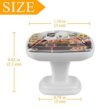 Cucina pigra in cucina 4 PCS Pomelli per Porta, Pomolo per Mobile, Pomelli per Mobili con Viti, Maniglia per Armadietto, Pomelli per Porta, Pomelli per Cassetti per Porta, Armadio, Cassetto e Credenza