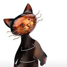 Design Penzoloni Statua Espositore Portabottiglie A Forma Di Gatto Scaffale Per Vino Figurine in Metallo Pratico Figurine Cremagliera Per Bottiglia Di Vino Office Home Decor Portabottiglie