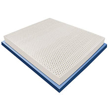 Baldiflex Emporio Materasso Lattice Matrimoniale 165x200 cm Alto 20 cm con 7 Zone a Portanza Differenziata e Fodera 3D Air in Aloe Vera Sfoderabile Antiacaro e Traspirante