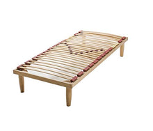 Venixsoft Rete Letto Singola Fissa MOD Sogno, Regolatori Rigidità, Gambe 34, Legno, 80 x 200 cm