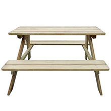 SKM Tavolo da Picnic per Bambini 89 x 89,6 x 50,8 cm in Legno di Pino