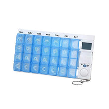 Contenitore elettronico per pillole portatile settimanale medicina organizzatore intelligente promemoria