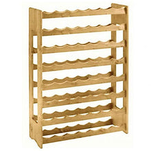 BAKAJI CANTINETTA 56 posti Porta Bottiglie in Legno Multistrato di Betulla, Dimensioni cm. 67x25xh.100 (Beige)