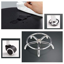 LWW Sgabelli, sgabelli da bar regolabile Altezza Piano Bar Protector sedia con ruote per Cucine,Nero,sezione ordinaria