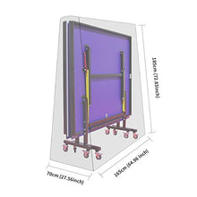 Xiliy Copertura Protettiva per Tavolo da Ping Pong Impermeabile 420D Oxford Polietilene 165 x 70 x 185 cm