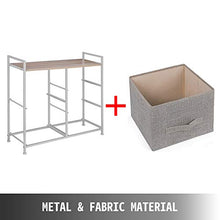 VEVOR Pratica Cassettiera in Tessuto, Design a Cinque Cassetti, Cassettiera Moderna, Scatole Portaoggetti in Tessuto, per Camera da Letto, 33 x 11,4 x 30,3 Pollici (L x P x A), per Archivia Cose