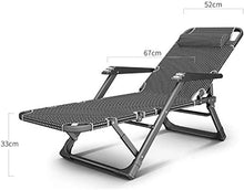 Lettino prendisole Zero Gravity, Lettino prendisole reclinabile Sedia a sdraio Sedia pieghevole Lettino da pranzo Sedia da divano pigro Casa Balcone Poltrona per il tempo libero Spiaggia Campeggio Com