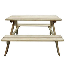 mewmewcat Tavolo da Picnic per Bambini/Tavolo da Picnic 89 x 89,6 x 50,8 cm in Legno di Pino