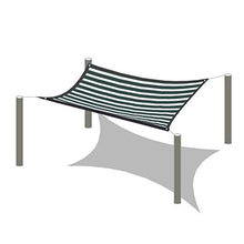 fdxcf Fence Shading Net Anti-UV 90% di ombreggiatura Tasso antivento protezione solare bloccare la luce con foro dell'occhio Serra Garden, 15 formati, personalizzabile,verde Bianco,2 * 3m