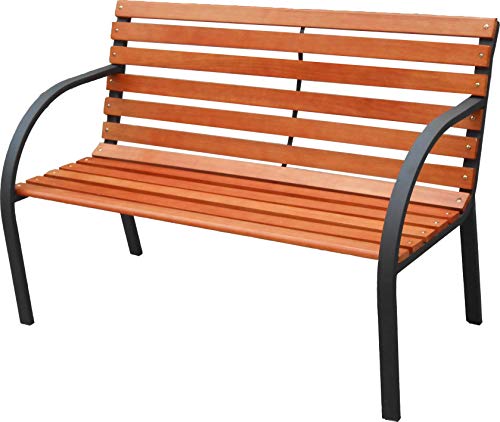 PANCHINA PANCHINE IN ACCIAIO E LEGNO 122x64x80h