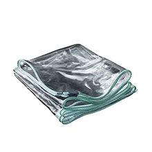 Telone Impermeabile Spesso Trasparente, Telone Impermeabile In Plastica, Copertura Esterna Per Tende Da Sole Serra Vegetale, Panno Impermeabile Per Esterni, 0.35mm(6 * 8m(19.7 * 26.2ft))