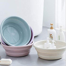 1PC Outdoor Pieghevole Lavabo Pieghevole Benna Contenitore Portatile Bacino Pieghevole in plastica lavabo Accessori per Il Bagno, S Rosa