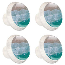 Spiaggia 4 PCS Pomelli per Porta, Pomolo per Mobile, Pomelli per Mobili con Viti, Maniglia per Armadietto, Pomelli per Porta, Pomelli per Cassetti per Porta, Armadio, Cassetto e Credenza