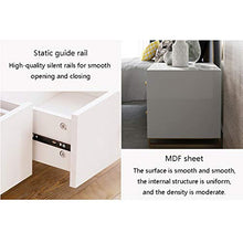 XXL Comodini da Notte Cassettiera Moderno Design Scandinavo Comodino da Letto con Cassetti,Multiuso Tavolino per Divano,per Camera o Salotto