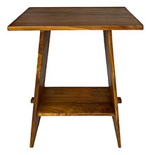 Fahome Lavabo in legno di teak naturale, 70 x 60 x 40 cm, in legno massiccio
