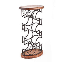 GAGP Portavini da gabinetto di Sguardo Elegante Tavolo Vino Wine Rack impilabile Bottle Holder per Qualsiasi bancone o Cantina (Color : Black, Size : 45x23x15cm)