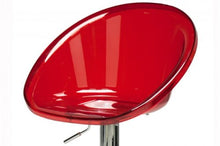Grandsoleil a sfera gas sgabello regolabile, in policarbonato, rosso rubino, 49.5 x 43.5 x 106 cm