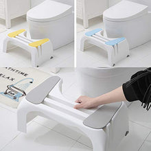Niduo Bear Home Toilet Poggiapiedi, Bagno Step Up Sgabello Plastica Step Step Sgabello Antiscivolo Fornisce Sollievo dalla Stitichezza E dal Gonfiore,Giallo