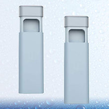 HEALLILY mini portapillole dispenser di medicinali 3 scomparti porta pillole portaoggetti scatola di subpackaging per viaggi giornalieri a casa 2 pz (blu)