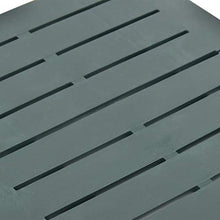 Tidyard Tavolo da Giardino Pieghevole in Plastica Tavolo da caffè da Giardino a Parete Balcone Spiaggia 45x43x50 cm Verde