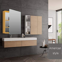 Armadietti a specchio Creativo Bagno in Vetro Semplice Alta Gamma Mobile per lavabo Vetro Stile Europeo