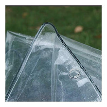 XWZH Telone Impermeabile Usato for Balcone di Windows, Stanza del Sole, Isolamento Termico, plastica Tela Cerata, Trasparente, Impermeabile, Ispessimento (Color : Clear, Size : 1.8x2m)