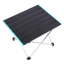 Les-Theresa Tavolo Pieghevole Tavolo da Campeggio Pieghevole Piccolo Tavolo da Spiaggia Portatile per Picnic all'aperto Cucina Backpacking RV Travel