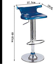 Sedie Sleek Sgabello da Bar Minimalista Metallo + Materiale ABS Materiale a 360 ° La Rotazione può Essere sollevata e abbassata da Tavolo Sgabello da Tavolo Sgabello Alto GHK
