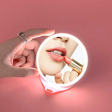LED Specchio cosmetico ad Angolo Regolabile Touch Button Design di Ricarica Illuminazione dell'anello a 360 ° Specchio LED Leggero e conveniente