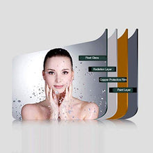 WQERLC Specchio a Muro, Specchio da Bagno a Led, Bagno Specchio Vanità con Lampada, Adatto per Bagno, Hotel, Servizi Igienici