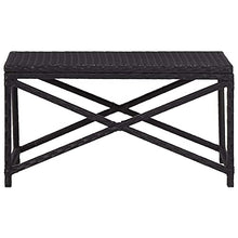 vidaXL Panchina da Giardino Panca da Esterni Sedile per Cortile Seduta Arredo da Giardino Mobili da Esterni 120 cm in Polyrattan Marrone