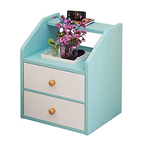 Comodino Camera da Letto Household Addensare Assemblea Soggiorno Bagno Doppio pompaggio da Terra Corridoio Multifunzione Studio Locker FANJIANI (Color : Green)