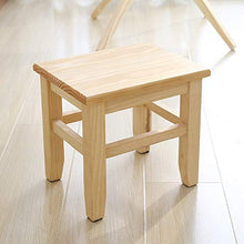 Sgabello Quadrato in Legno Multifunzionale Sgabello Quadrato ad Altezza ridotta Sgabello in Legno Antiscivolo per Cucina, Bagno, Camera da Letto