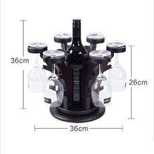 LHQ-HQ Wine Rack, Legno Solido Europeo del Calice del Vino Creativo cremagliera Upside Down Home Display Vino Shelf Decoration Ornamenti