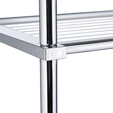 Relaxdays Mobile per Lavatrice in Metallo, 3 Scaffali per Bagno o Lavanderia, sopra WC HxLxP 162,5x67x30 cm, Argento, Plastica Ferro